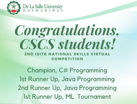 CSCS students bag top prizes in iSITE competition  	