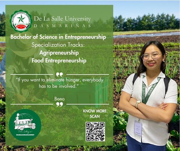 Bachelor of Science in Entrepreneurship with Specialization Track in Agripreneurship