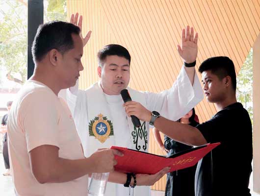 The opening of the Maria Salome Llanera Hall