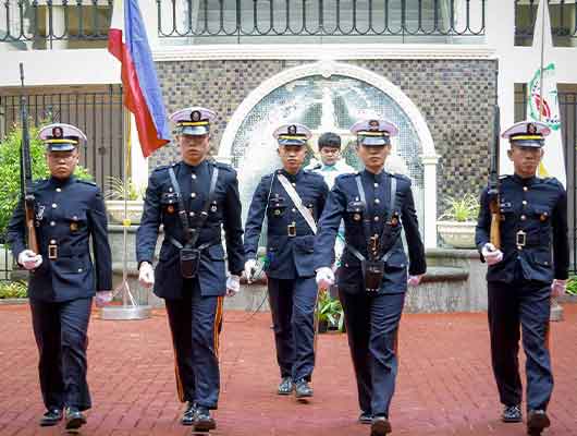 Flag Raising at the Courtyard 