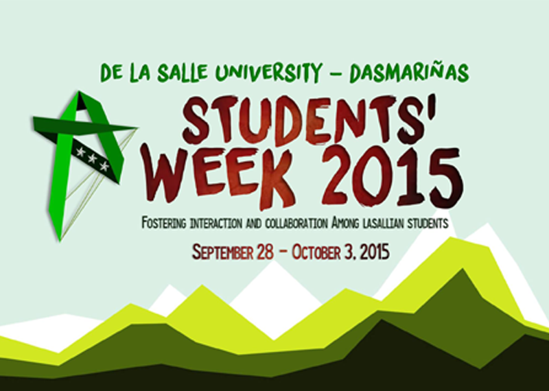 Students' Week from September 28 - October 3