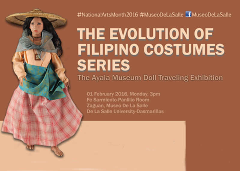 Doll exhibit at Museo de La Salle