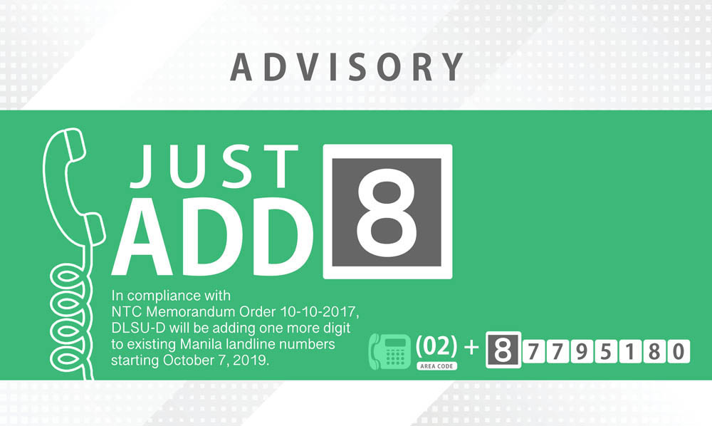 DLSU-D updates Manila line starting October 7