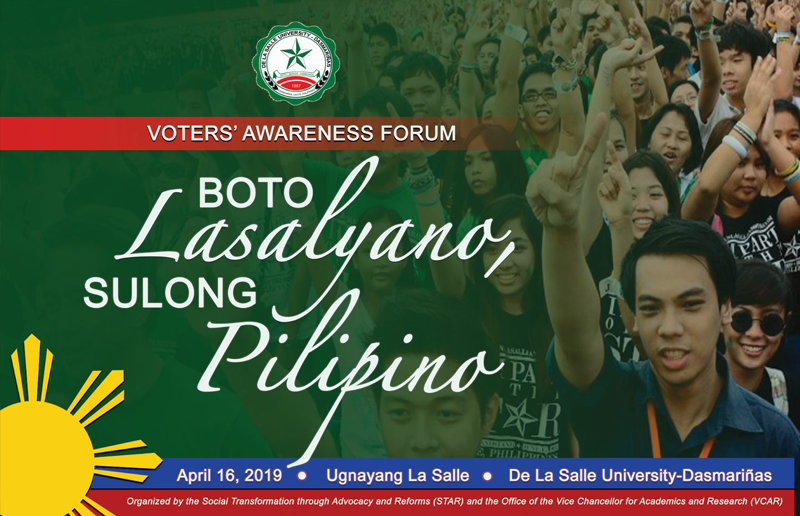 Voters' Awareness Forum on April 16