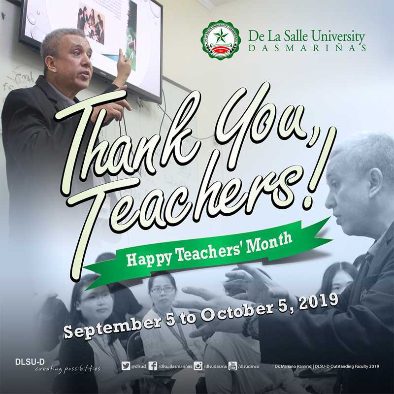 National Teachers' Month 2019