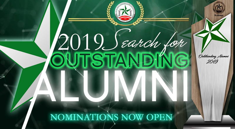 Search is on for Outstanding Alumni 2019