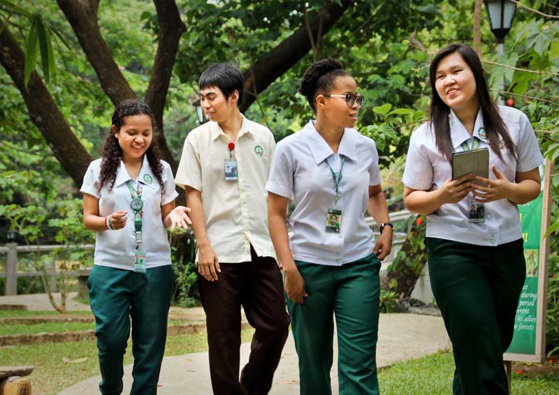 de la salle university tourism uniform