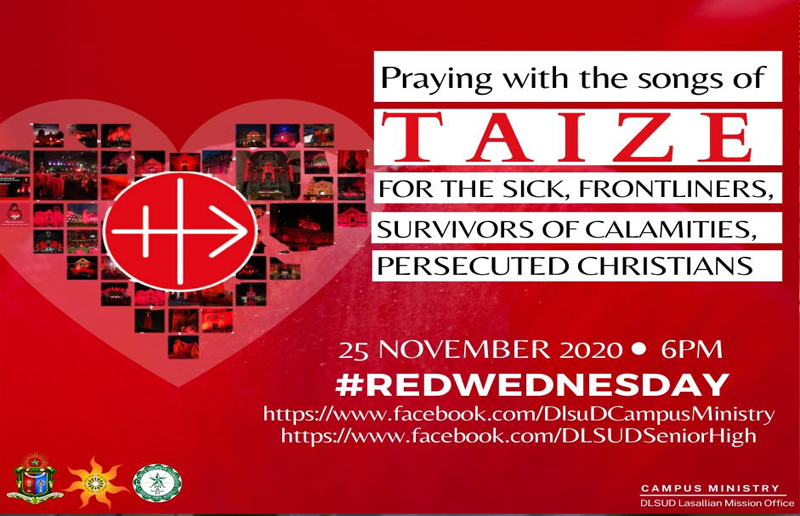 November 25 is #RedWednesday
