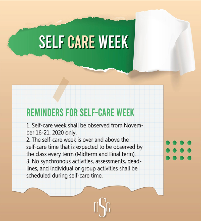 Lasallians observe Self Care Week from November 16-21