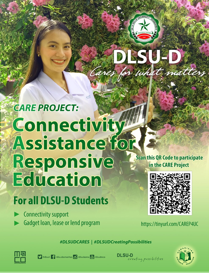 DLSU-D releases CARE Project Form