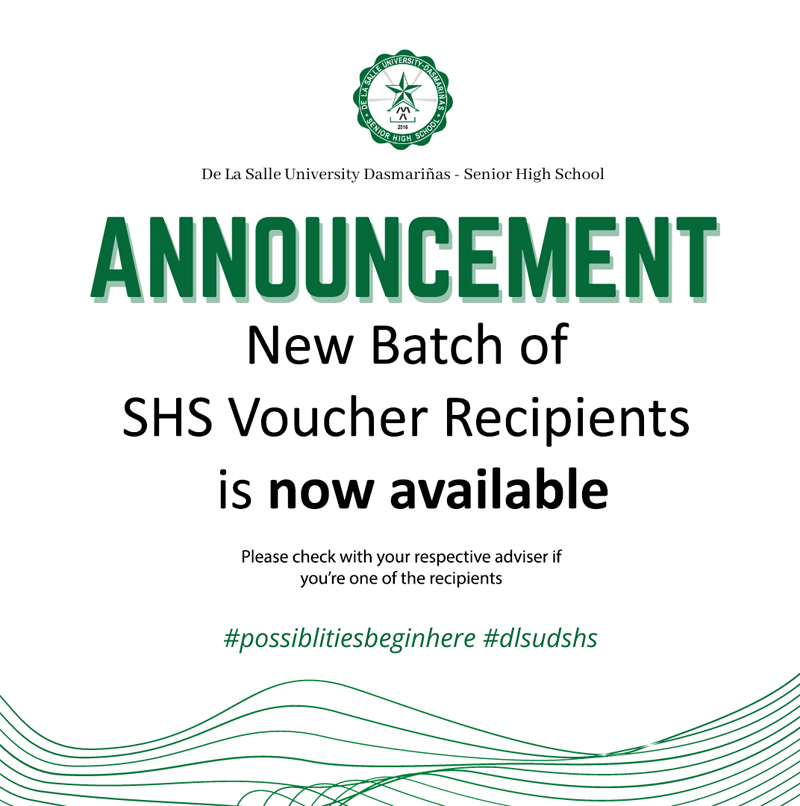 New batch of voucher recipients