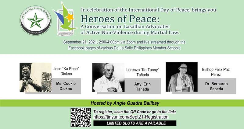 International Lasallian Days for Peace