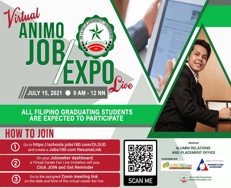 Virtual Job Expo on July 15