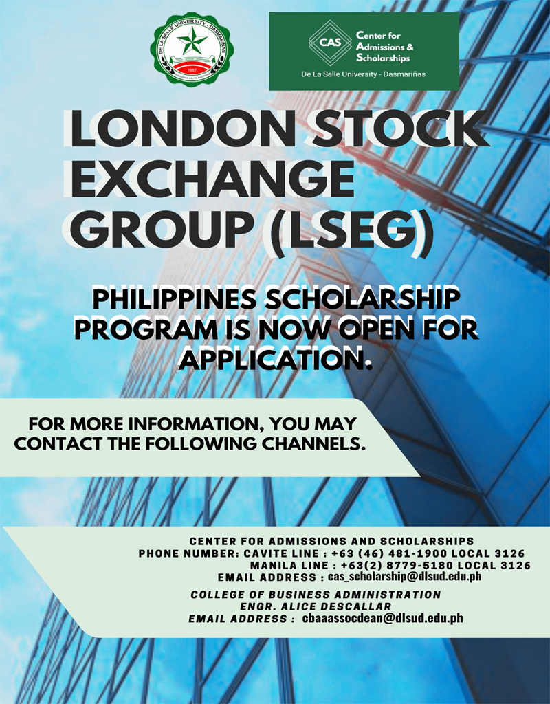 LSEG now accepting scholarship applications