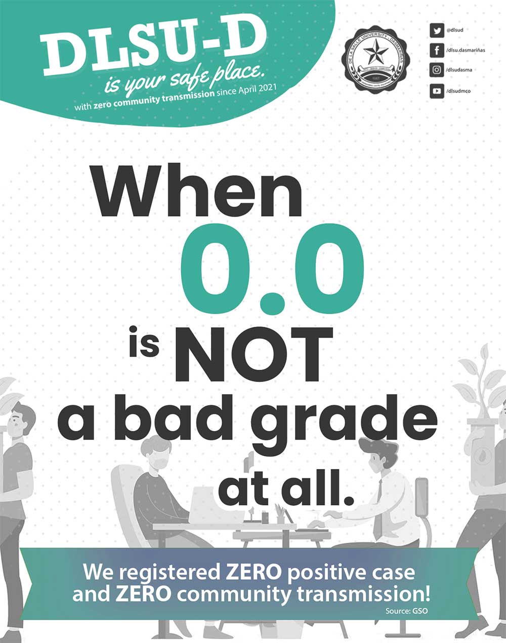 DLSU-D records zero cases, zero community transmission