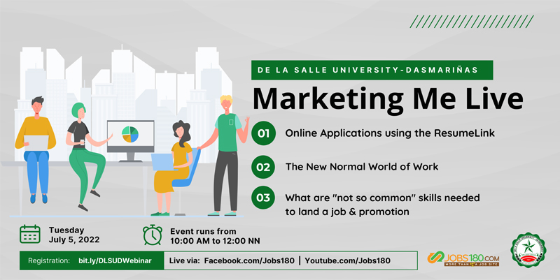 Marketing Me webinar for graduating students