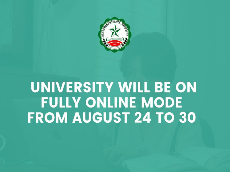 DLSU-D is fully online from August 24-30
