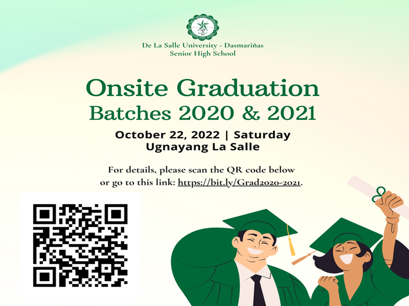 SHS onsite graduation