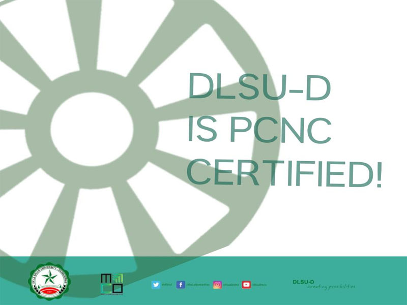 DLSU-D is PCNC certified