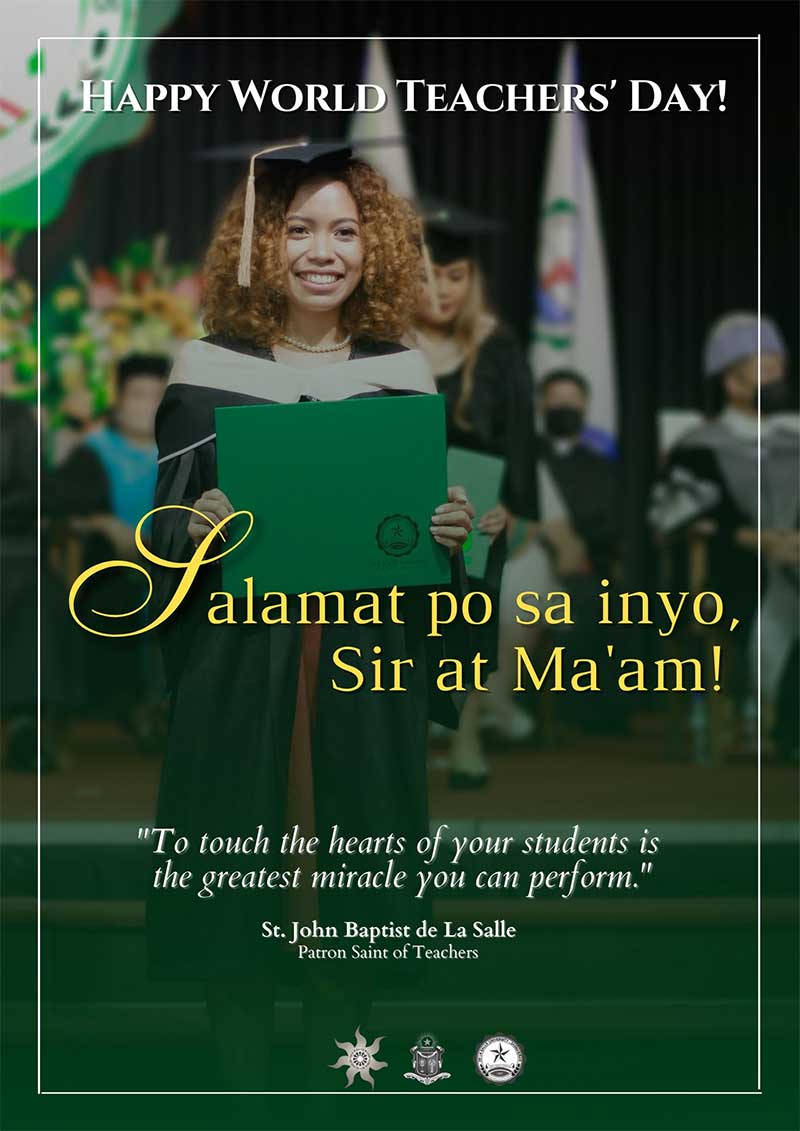 DLSU-D celebrates World Teachers' Day