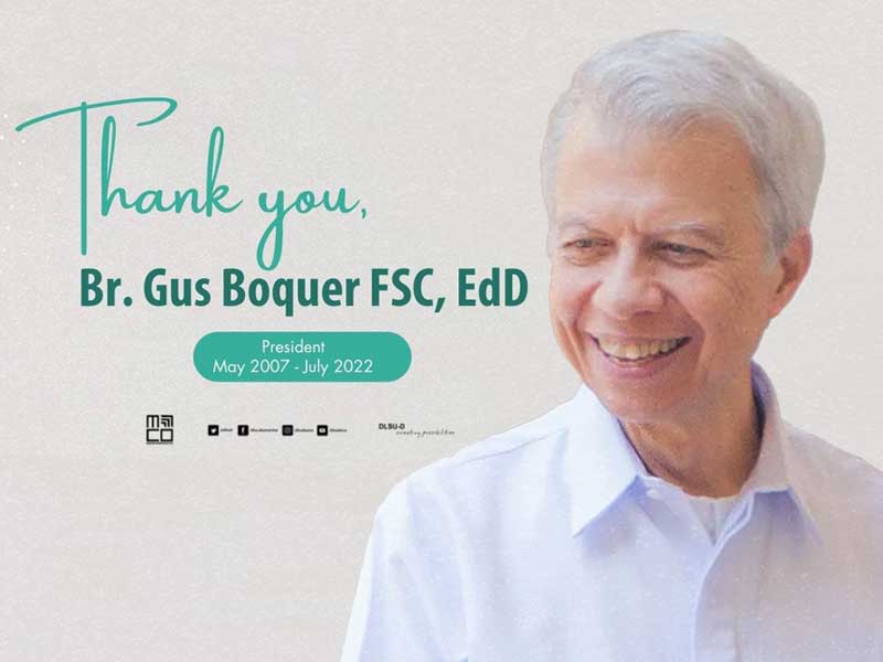 Thank you, Br. Gus, our visionary leader ♥