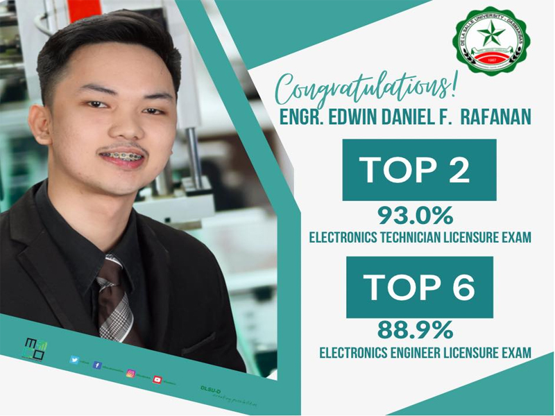   Lasallian among top passers in ECE, ECT boards  