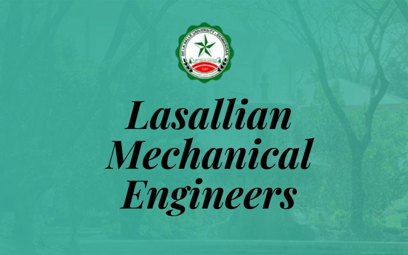 Licensed Lasallian Mechanical Engineers