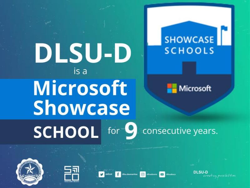 DLSU-D is Microsoft Showcase School for ninth straight year