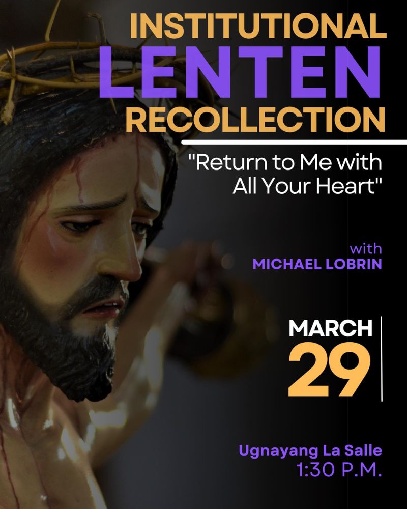 Institutional Lenten Recollection 2023