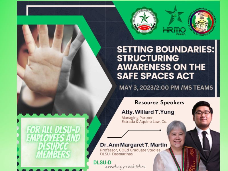 Lasallians learn about Safe Spaces Act