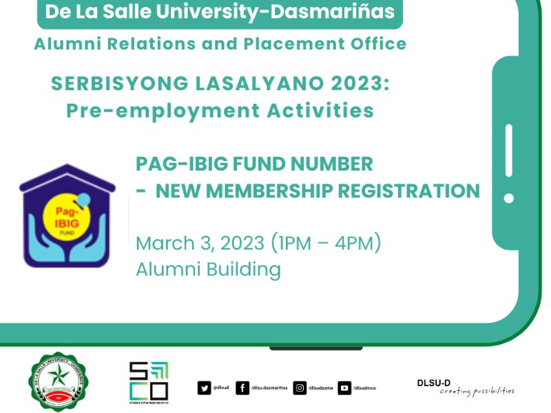 Serbisyong Lasalyano 2023: Pre-Employment Activities