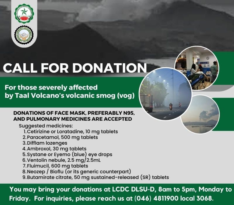 Call for Donations: Volcanic Smog relief drive