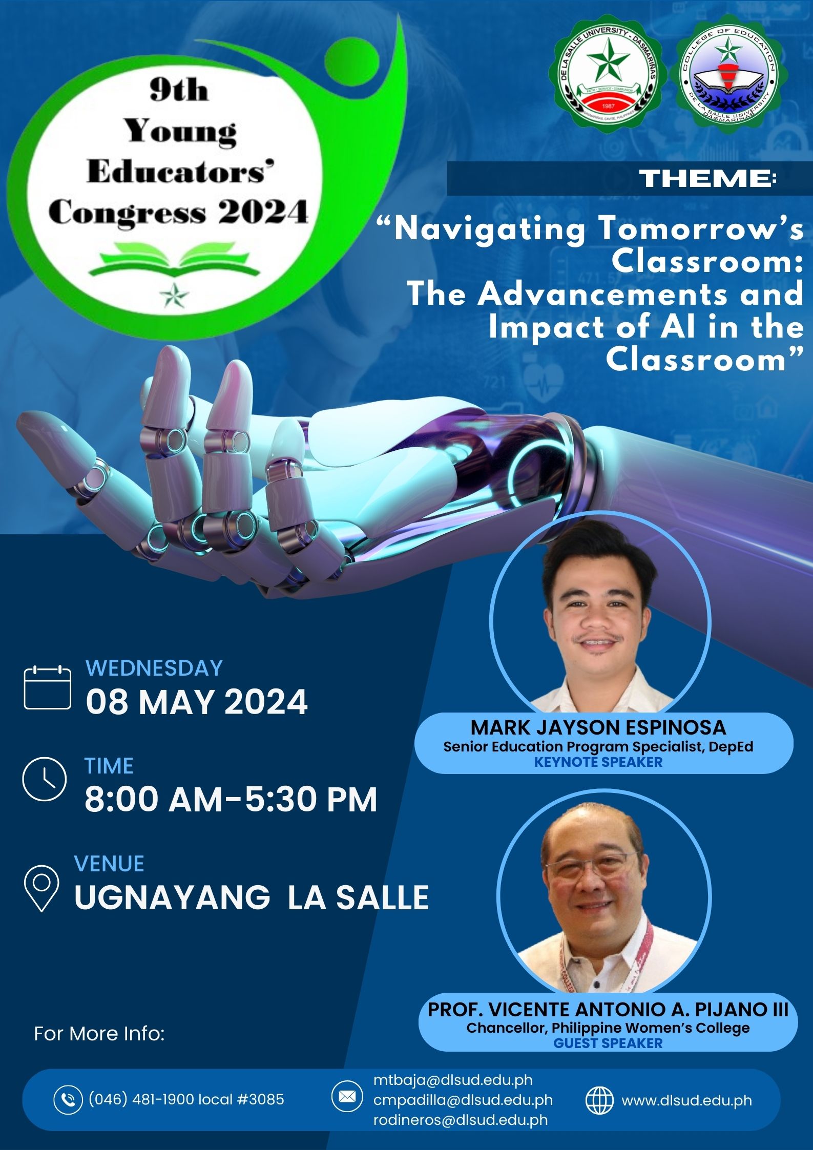 9th Young Educators' Congress on May 8  
