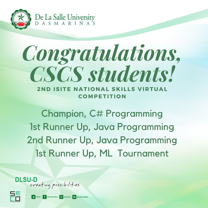 CSCS students bag top prizes at iSITE competition