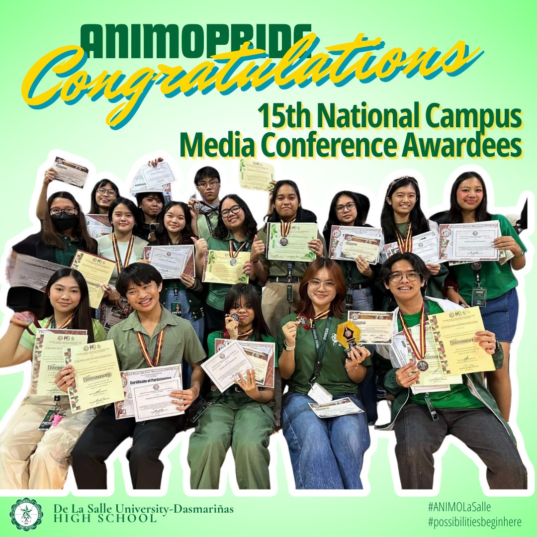DLSU-D high school students bag 10 awards at the 15th National Campus Media Conference