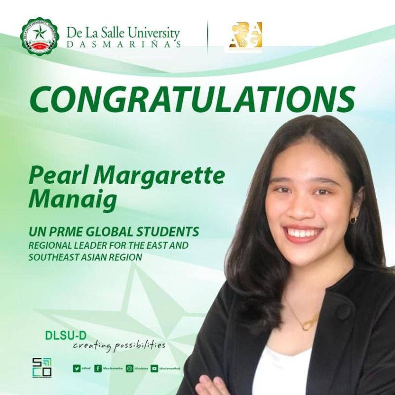 CBAA student appointed to UN PGS program