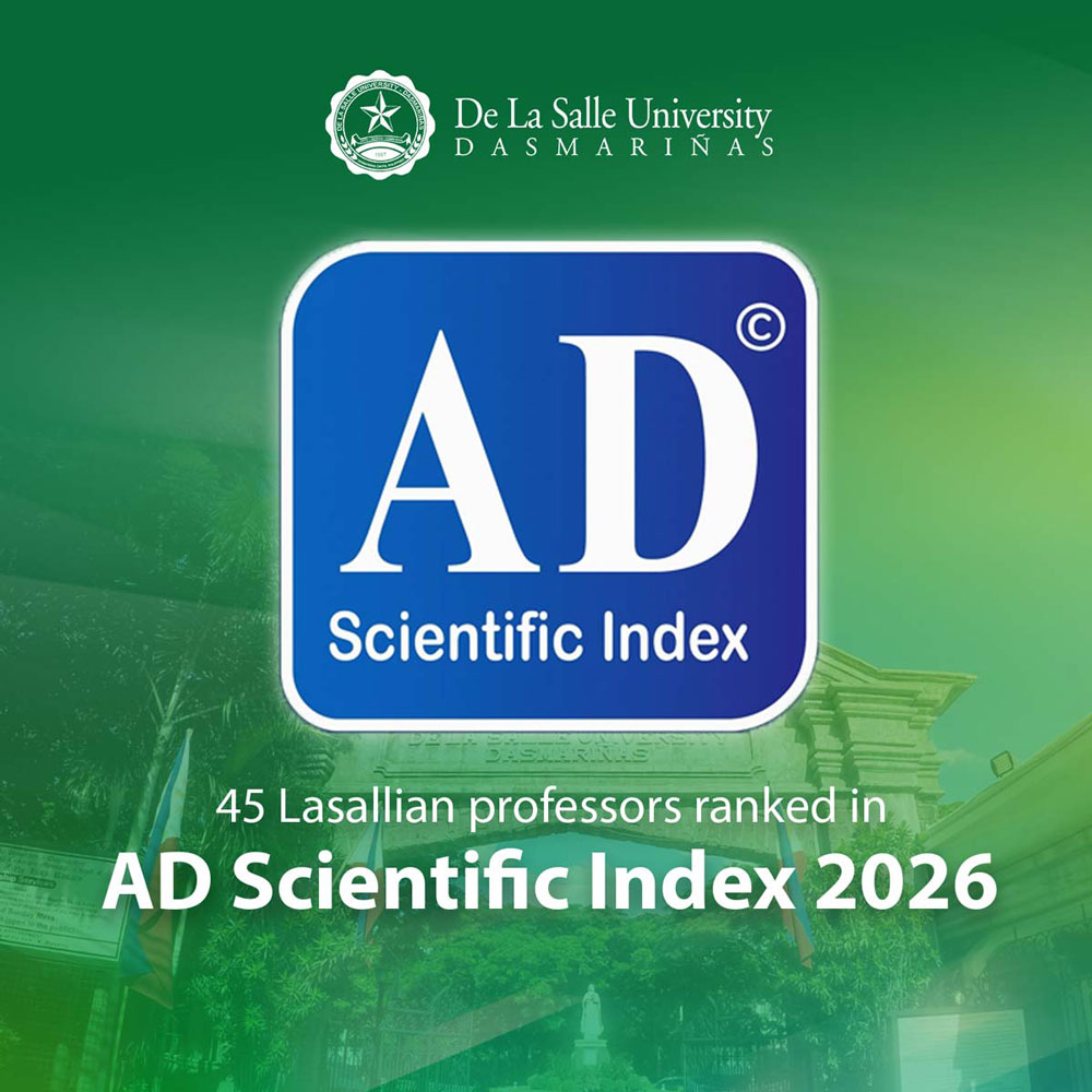 45 professors from DLSU-D ranked in AD Scientific Index 2026