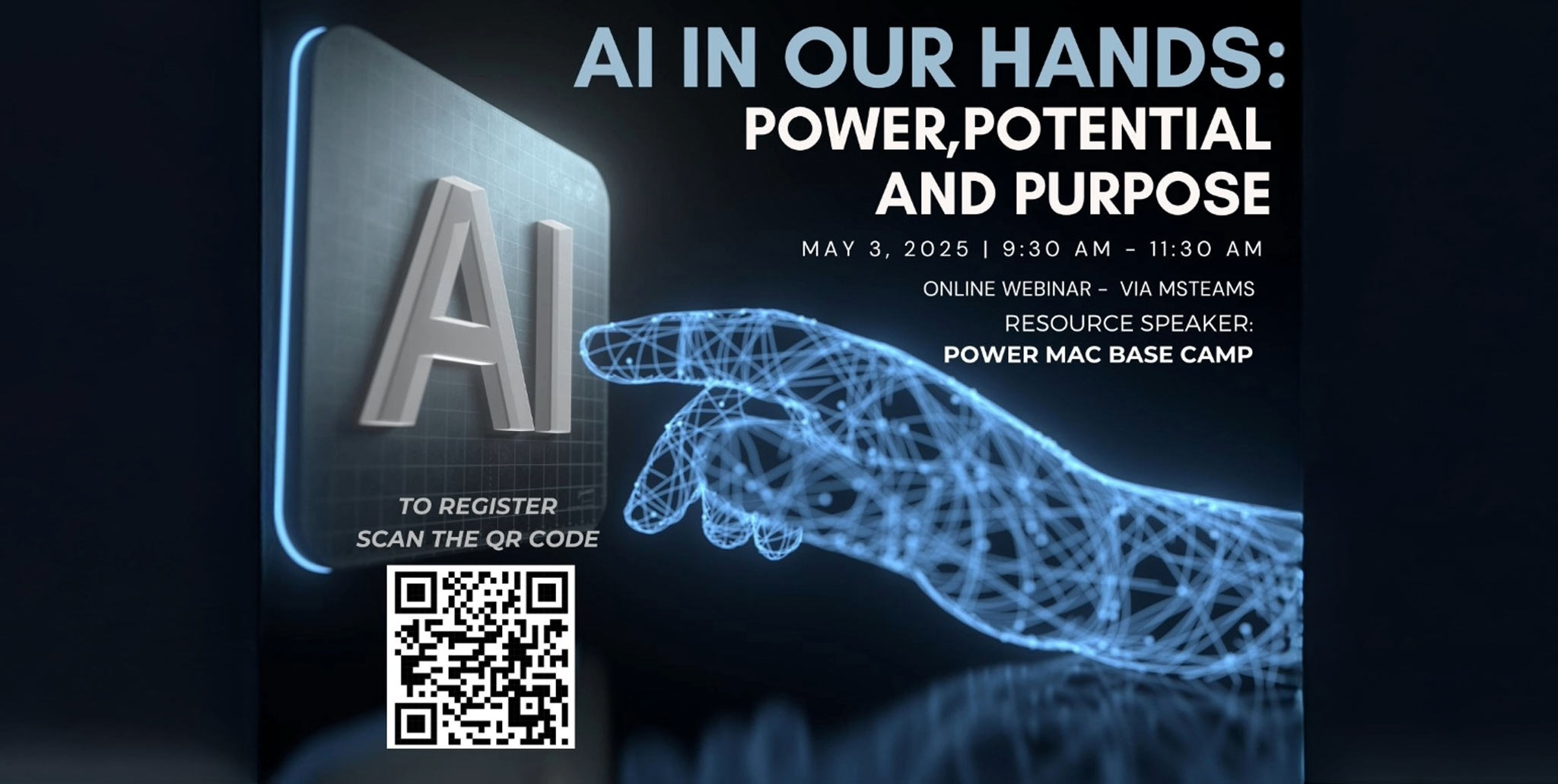 AI in our Hands poster