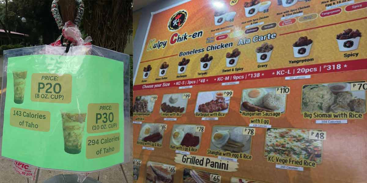 DLSU-D Adds Calorie Labels to Campus Menus