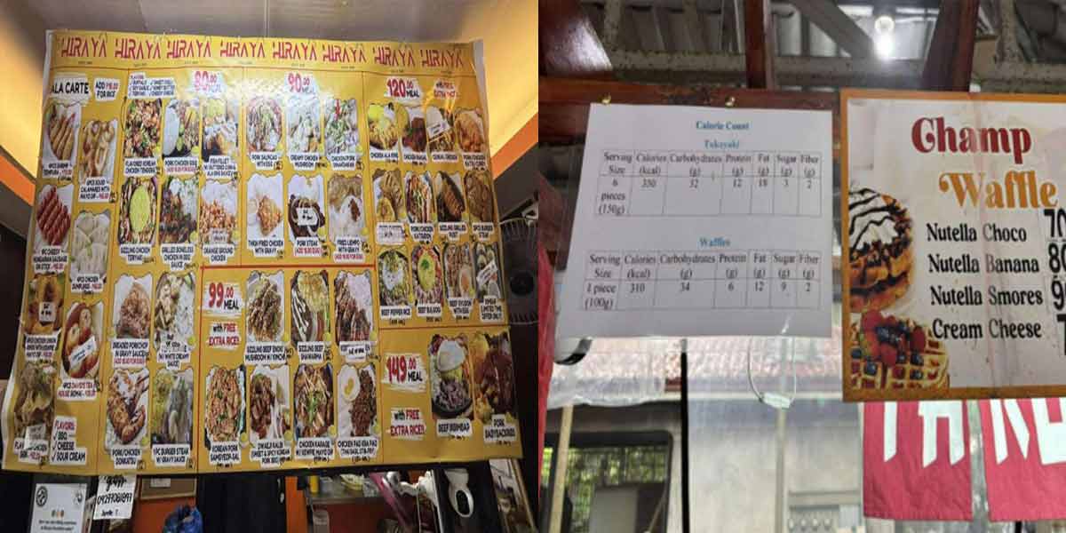 DLSU-D Adds Calorie Labels to Campus Menus