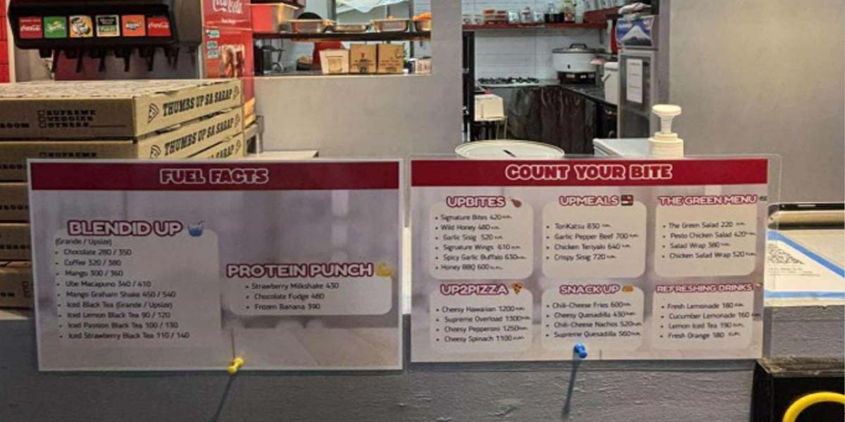 DLSU-D Adds Calorie Labels to Campus Menus