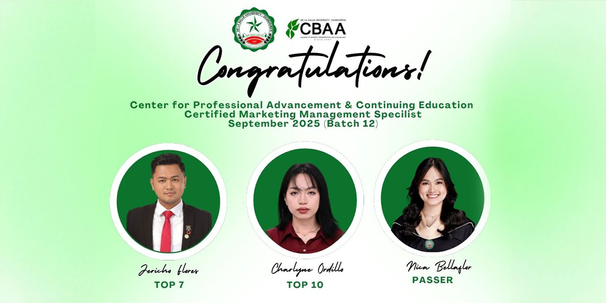 CBAA Celebrates Marketing Management Alumni Achievers in CPACE Certification Program