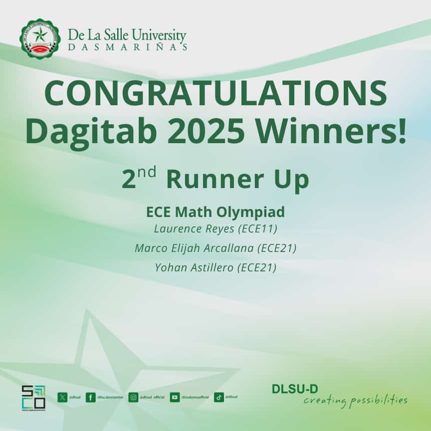 DLSU-D ECE Students Dominate DAGITAB 2025