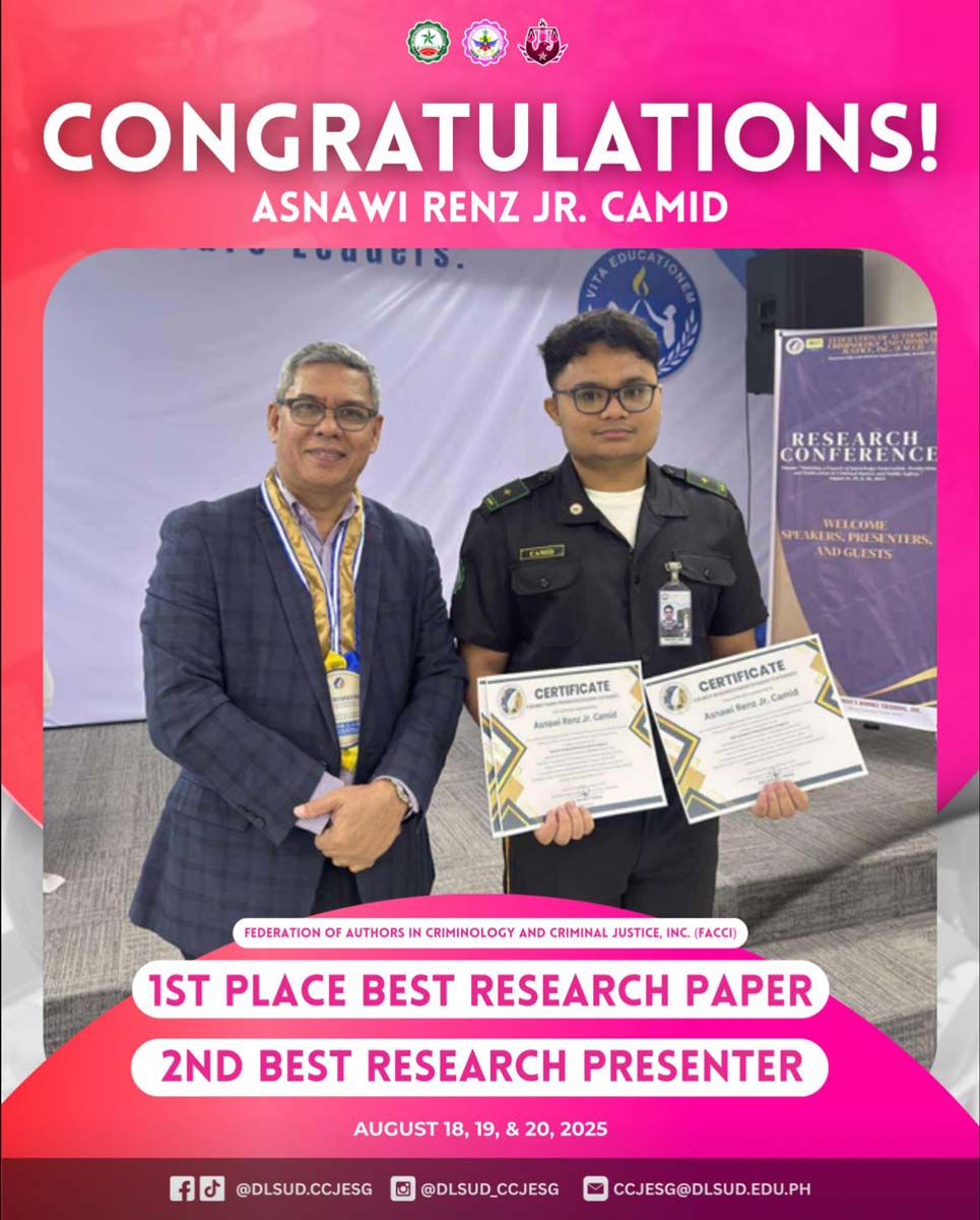 CCJE Students Excel in FACCI Research Conference