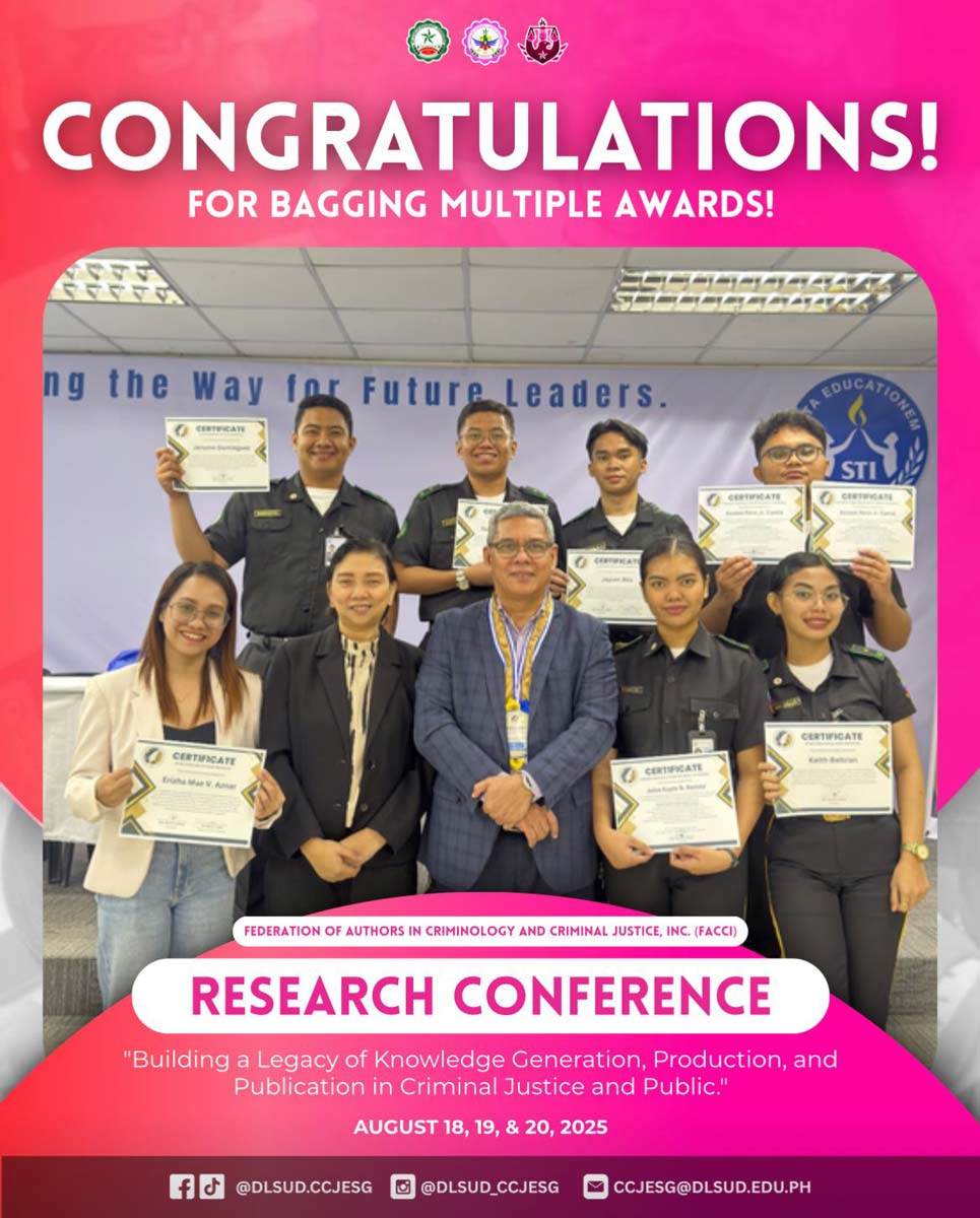 CCJE Students Excel in FACCI Research Conference