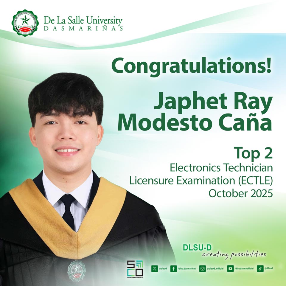 Lasallian is Top 2 in ECTLE licensure exam