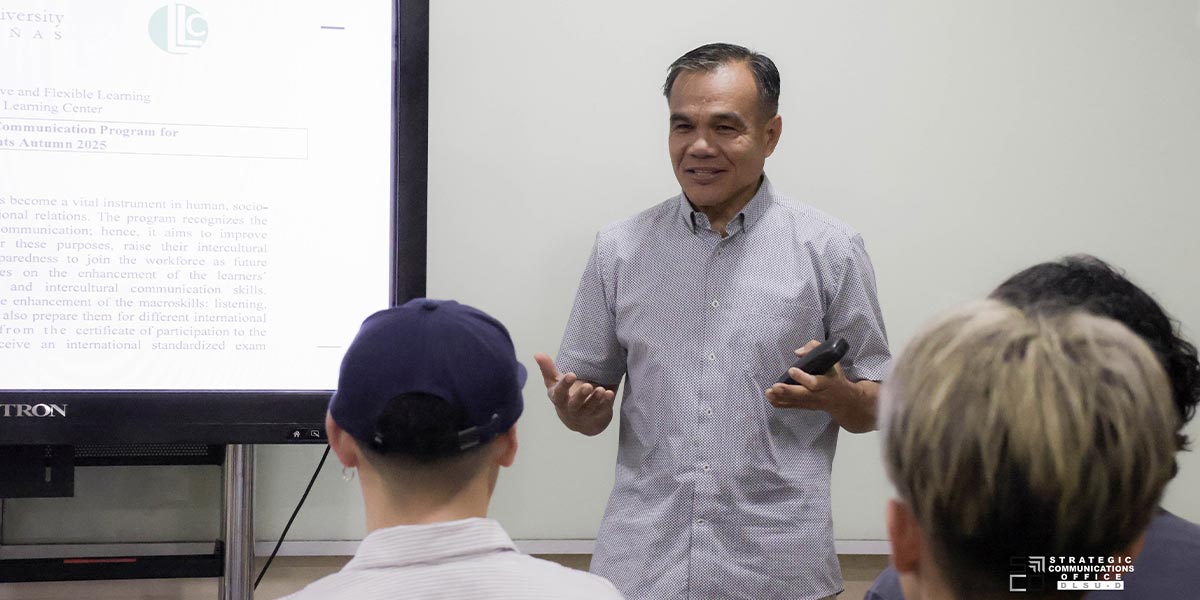 LLC’s Intensive English for International Communication Program 2025 welcomes Teikyo University students