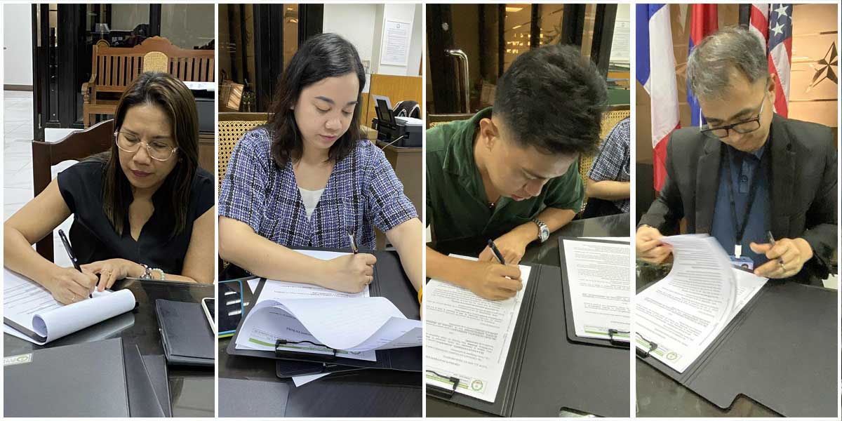 MBA Students Sign Contract for International Exchange Program