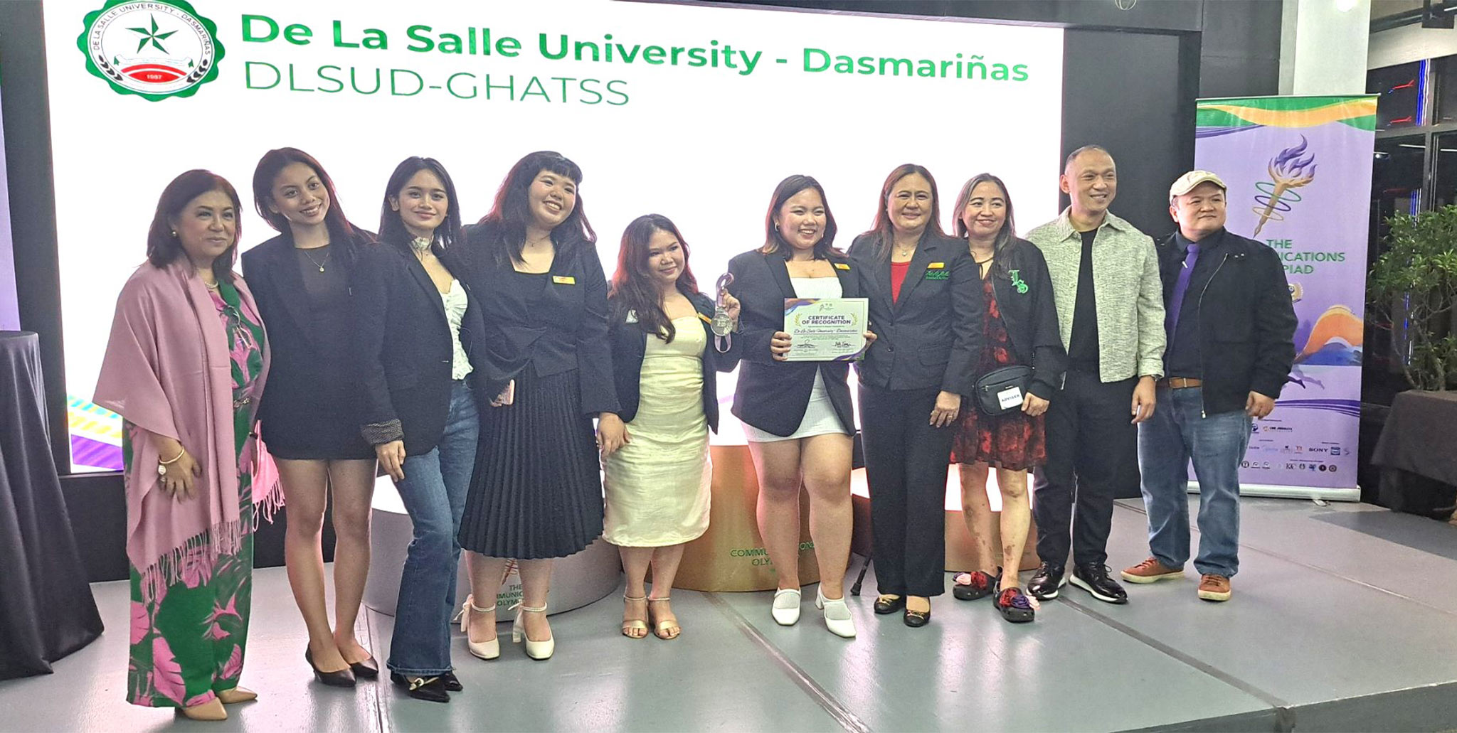 DLSU-D Bags Silver, Top 15  in Communications Olympiad