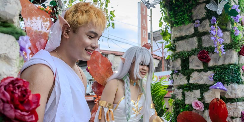 DLSU-D entry bags 1st runner up at Paruparo Festival Lighted Float Parade 